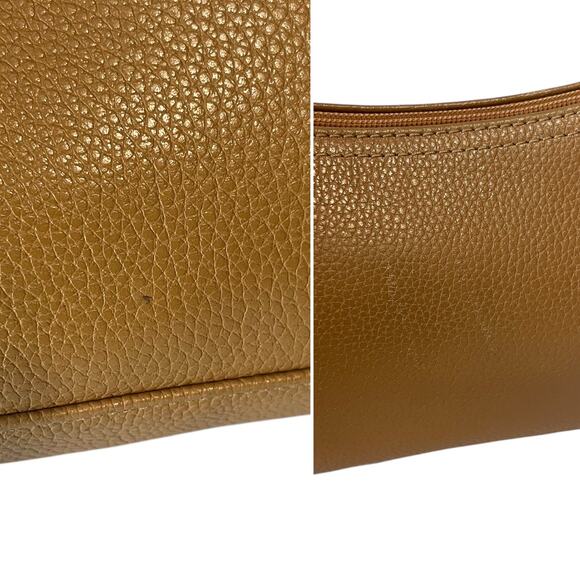 Vintage Longchamp Veau Foulonné Beige Leather Crossbody Shoulder Bag France - Picture 6 of 10